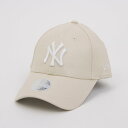 ニューエラ NEW ERA Newera ナインフォーティー 940 キャップ レディース ウーマン 帽子 ヤンキース LA ドジャース 女性 刺繍ロゴ NEWERA 9FORTY LEAGUE CAP (NYレザーストーン)