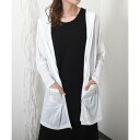 リベル モア libelle more 〈吸水速乾・UVカット〉梨地ランダムストライプテレコフード付きトッパー (オフ)(4)