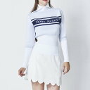 ドゥ アヴニール Doux Avenir 襟付き ニットプルオーバー (ホワイト)
