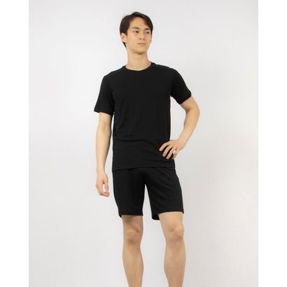 アズ as BREEZE/DRY 瞬間速乾ドライルームウェア上下セット （ブラック）