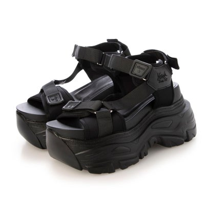 ヨースケ YOSUKE 厚底サンダル （ブラック）