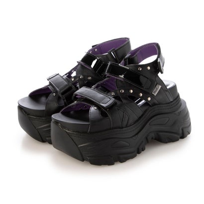 ヨースケ YOSUKE 厚底サンダル （ブラックコンビ）