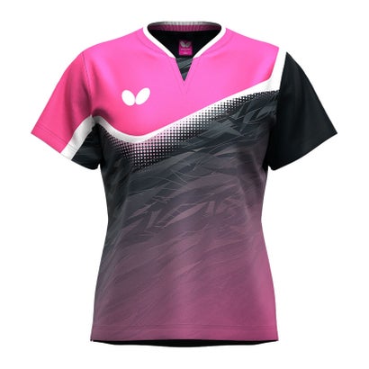 バタフライ BUTTERFLY バタフライ Butterfly 卓球 ラウリー ・ シャツ ・ レディース 47169 （016 ロゼ）