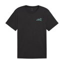 プーマ PUMA プーマ PUMA GRAPHICS RUNNING スローガン T シャツ メンズ 527226 (01 PUMABLACK)