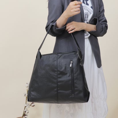 ベース BASE 【A4対応】【軽量】ナイロン トートバッグ （ブラック）