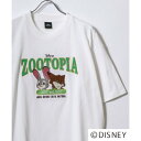 ディズニー Disney 『ミッキーマウス』『ベイマックス』『トイ・ストーリー』『ズートピア』 キャラクター 半袖 Tシャツ (ホワイト系その他5)
