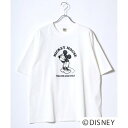 ディズニー Disney 『ミッキーマウス』『ベイマックス』『トイ・ストーリー』『ズートピア』 キャラクター 半袖 Tシャツ (ホワイト系その他)