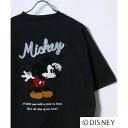 ディズニー Disney 『ミッキーマウス』『ベイマックス』『トイ・ストーリー』『ズートピア』 キャラクター 半袖 Tシャツ (ブラック)