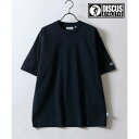 シトリー SITRY DISCUS/ディスカス USAコットン ヘビーウェイト オーバーサイズ Tスウェット Tトレーナー 半袖Tシャツ (ネイビー)