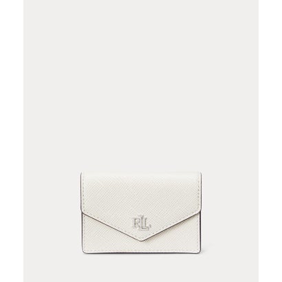 ローレン ラルフ ローレン LAUREN RALPH LAUREN クロスハッチ レザー スモール フラップ カード ケース (100ホワイト)