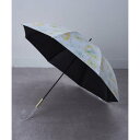 セットアップセブン SETUP7 UVフローラル長傘 晴雨兼用 55cm NT (イエロー)