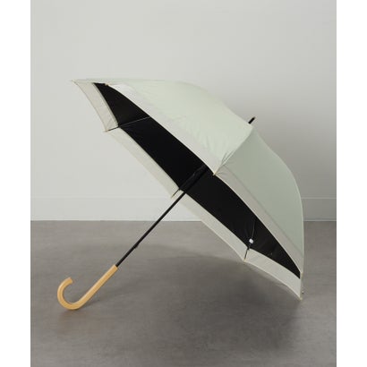 セットアップセブン SETUP7 UVオーガンジーバイカラー長傘 晴雨兼用 55cm NT (グリーン)