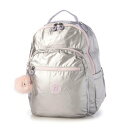 ネット限定 Kipling SEOUL B4サイズ ノートPC対応バックパック (Silver Glow Met)