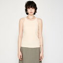 クロエンス cloenc 【カップ付き】リブテレコタンクトップ (グレージュ(050))(4)