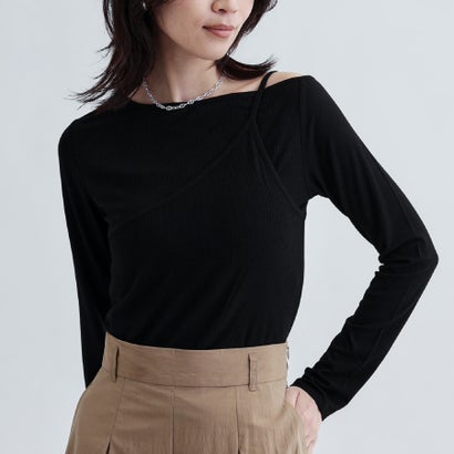 ギャレスト GALLEST イレギュラーカットソー （ブラック(019)）