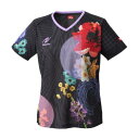 ニューバランス New Balance ニッタク Nittaku 卓球 モダンフラワーシャツ NW2221 (71 ブラック)