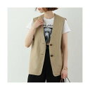 クロシェ CLOCHE CLOCHE ベスト 512-85562 ジレ リネン (45/ベージュ)(4)