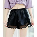 ミニミニストア miniministore ペチコート レディース レース切り替え (ブラック)
