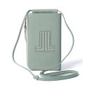 ランバン オン ブルー LANVIN en Bleu ヴィジュ スマホショルダー財布 (グレイッシュブルー)