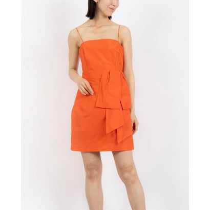 ガウディ GAUDI リボンポイントタフタキャミワンピース (ORANGE) ガウディ GAUDI リボンポイントタフタキャミワンピース (ORANGE)