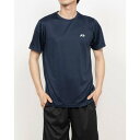 エーディーワン A.D.ONE A.D.ONE メンズ 接触冷感 クルーネックTEE エーディーワン スポーツウェア Tシャツ (ネイビー)