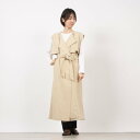 アルシーヴ archives トレンチコートベスト (BEG)