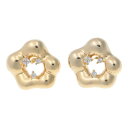 チーク Cheek メタルフラワーピアス (GLD)