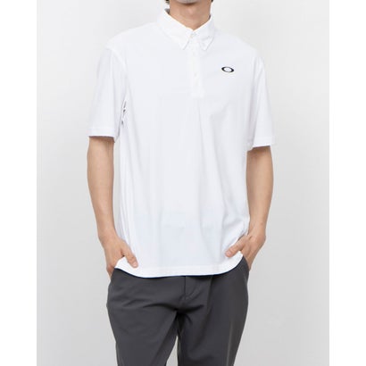 オークリー OAKLEY メンズ 半袖ポロシャツ O-TECH COLD ACLIFE SS POLO 3.0 FOA407669 (WHITE)