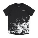 アンダーアーマー UNDER ARMOUR ジュニア 半袖機能Tシャツ UAテック グラフィック ショートスリーブ Tシャツ 1390035 (Black / / White)