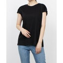 ティゴラ TIGORA レディス 半袖Tシャツ UVカットコットンフレンチスリーブTシャツ TR-9C2055TS (ブラック)
