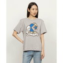コンバース CONVERSE レディス 半袖Tシャツ CV バード PT S/S Tシャツ 42300070 (MUSHROOM)