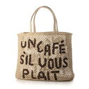 【正規取扱店】ザ・ジャクソンズ THE JACKSONS Large Word_Un Cafe Sil Vous Plait (Natural/Brown)