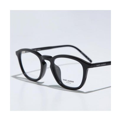 サンローラン SAINT LAURENT SAINT LAURENT メガネ SL 793/J ウェリントン型 (001/BLACKBLACK-TRANSPARENT)