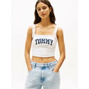 トミー ヒルフィガー TOMMY HILFIGER スモックバーシティブラレット (ホワイト)