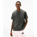 トミー ヒルフィガー TOMMY HILFIGER リラックスフェードグラフィックTシャツ (ブラック)