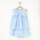 シューラルー キッズ SHOO・LA・RUE/Kids ギンガムチェックセットアップ (ブルー(291))