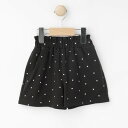 シューラルー キッズ SHOO・LA・RUE/Kids 【100-150cm】ハートポケット総柄ショートパンツ (ブラック(119))