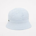 ラコステ LACOSTE SEERSUCKER METRO HAT (BLUE)
