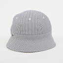 ラコステ LACOSTE SEERSUCKER METRO HAT (NAVY)