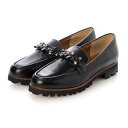 バークレー BARCLAY ビジューチェーン EVA厚底ローファー (BLK)
