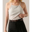マガジンデモードオンジェナ MAGASIN DE MODE Onjna Glitter back cross camisole / ラメバッククロス カップ付きキャミソール DTK (オフホワイト)