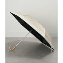 セットアップセブン SETUP7 50cm パステルボーダー バンブーハンドル折りたたみ傘 晴雨兼用 日傘 UPF50+ 18780 MYJ (ベージュ)