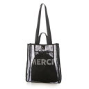 カシュカシュ cache cache オーバープリントメッシュ2ハンドルトート (BK)(4)