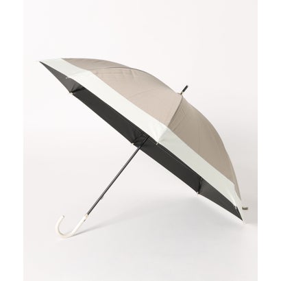 セットアップセブン SETUP7 晴雨兼用長折りたたみ傘50cm パステルボーダー 18690 MYJ (ブラウン) セットアップセブン SETUP7 晴雨兼用長折りたたみ傘50cm パステルボーダー 18690 MYJ (ブラウン)