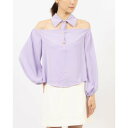 デニーローズ DENNY ROSE カットショルダーTOPS (LAVENDER)