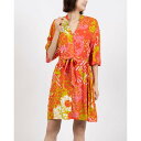 ガウディ GAUDI オリエンタルフラワープリント羽織OP (MULTI)