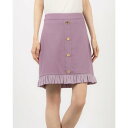 デニーローズ DENNY ROSE CHANELファブリックフリルポイントミニSK (LAVENDER)