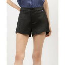 デニーローズ DENNY ROSE ラミネート加工ショートPT (BLACK)
