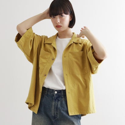 ティーケー タケオ キクチ tk.TAKEO KIKUCHI ビンテージライククロップドシャツ （マスタード(033)）