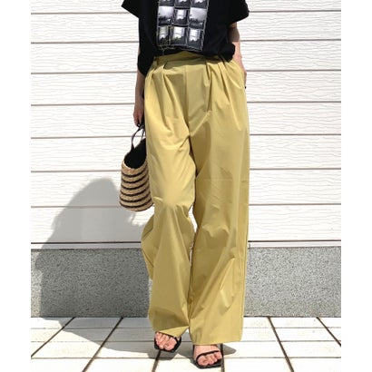 キュー Q COOLタッチワイドパンツ (レモンイエロー)